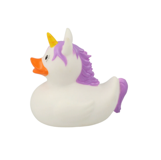 白色獨角獸橡胶鴨（德國設計）｜EINHORN WEISS RUBBER DUCK (即將發售)