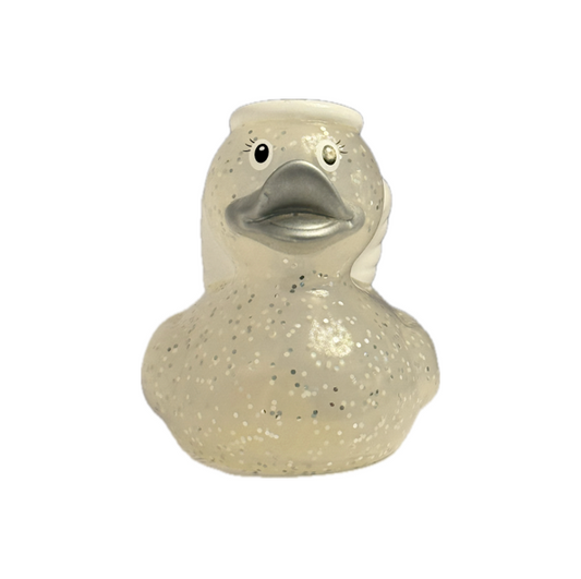 天使光幻橡胶鴨（德國設計）｜GLITTER ANGEL RUBBER DUCK (即將發售)