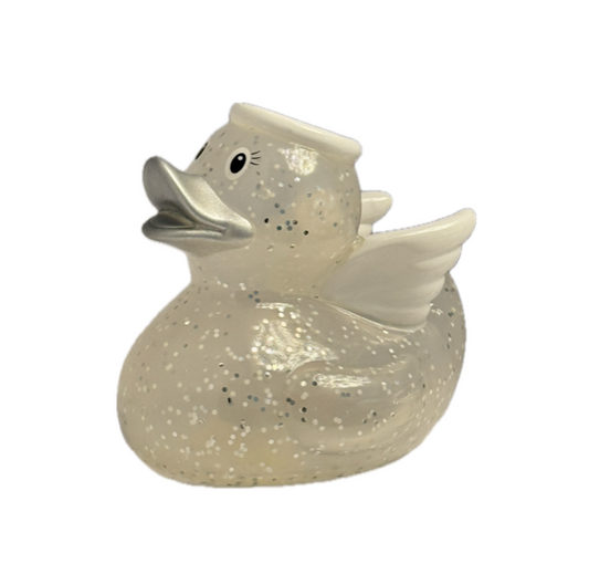 天使光幻橡胶鴨（德國設計）｜GLITTER ANGEL RUBBER DUCK (即將發售)
