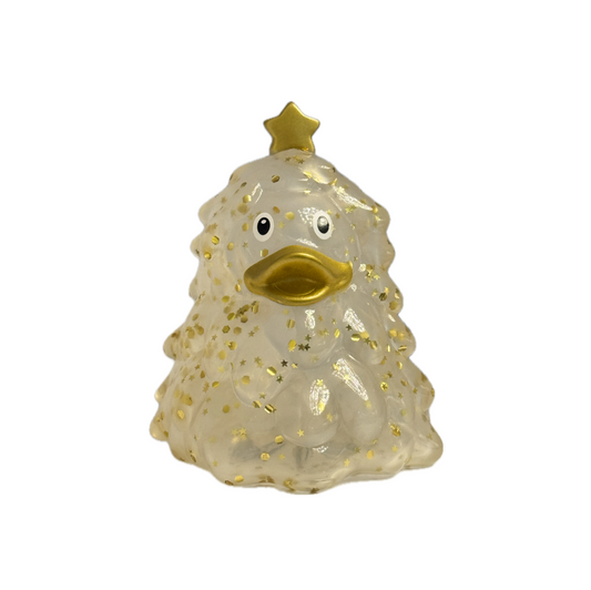 光幻聖誕樹橡胶鴨（德國設計）｜GLITTER CHRISTMAS TREE RUBBER DUCK (即將發售)