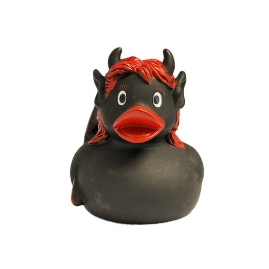 魔鬼橡胶鴨（德國設計）｜EUFELIN SCHWARZ RUBBER DUCK (即將發售)