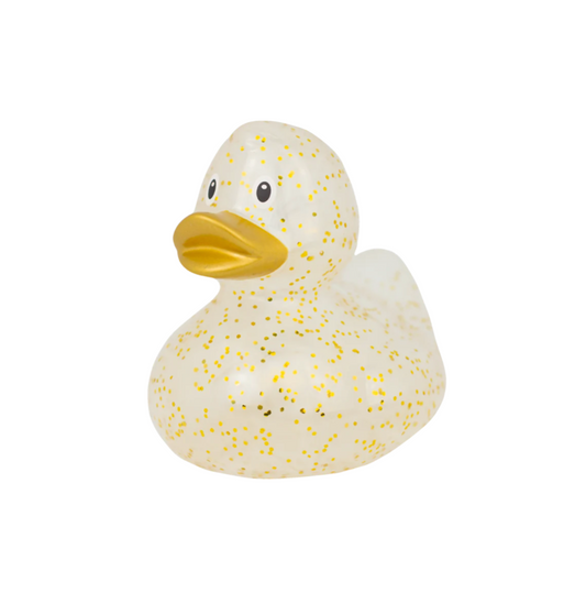 Glitter Gold Konfetti Rubber Duck | 閃耀金色五彩紙屑橡胶鴨