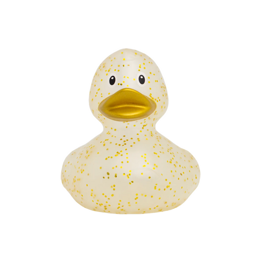 Glitter Gold Konfetti Rubber Duck | 閃耀金色五彩紙屑橡胶鴨
