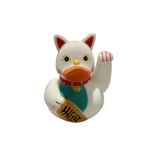 日本招財貓橡胶鴨（德國設計）｜JAPANESE LUCKY CAT DUCK (即將發售)