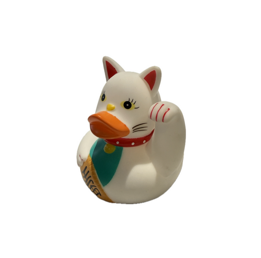 日本招財貓橡胶鴨（德國設計）｜JAPANESE LUCKY CAT DUCK (即將發售)
